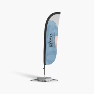Feather flag printing