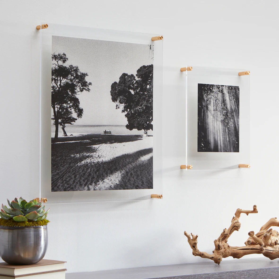 Clear Acrylic Photo Panels for Walls
