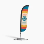 Feather flag printing