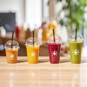 custom clear plastic cups