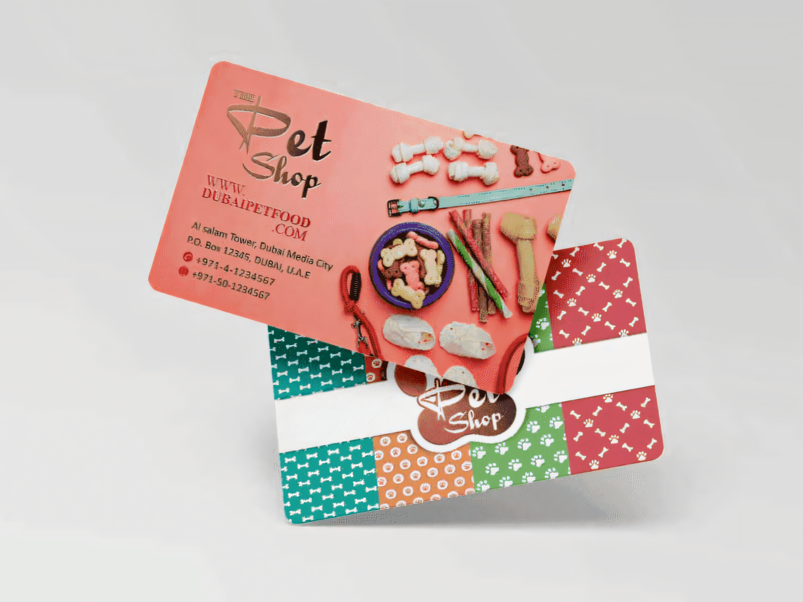 Spot UV Matt Lamination Business Cards