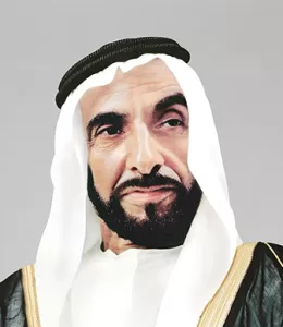 Sheikh Zayed bin Sultan Al Nahyan official photo
