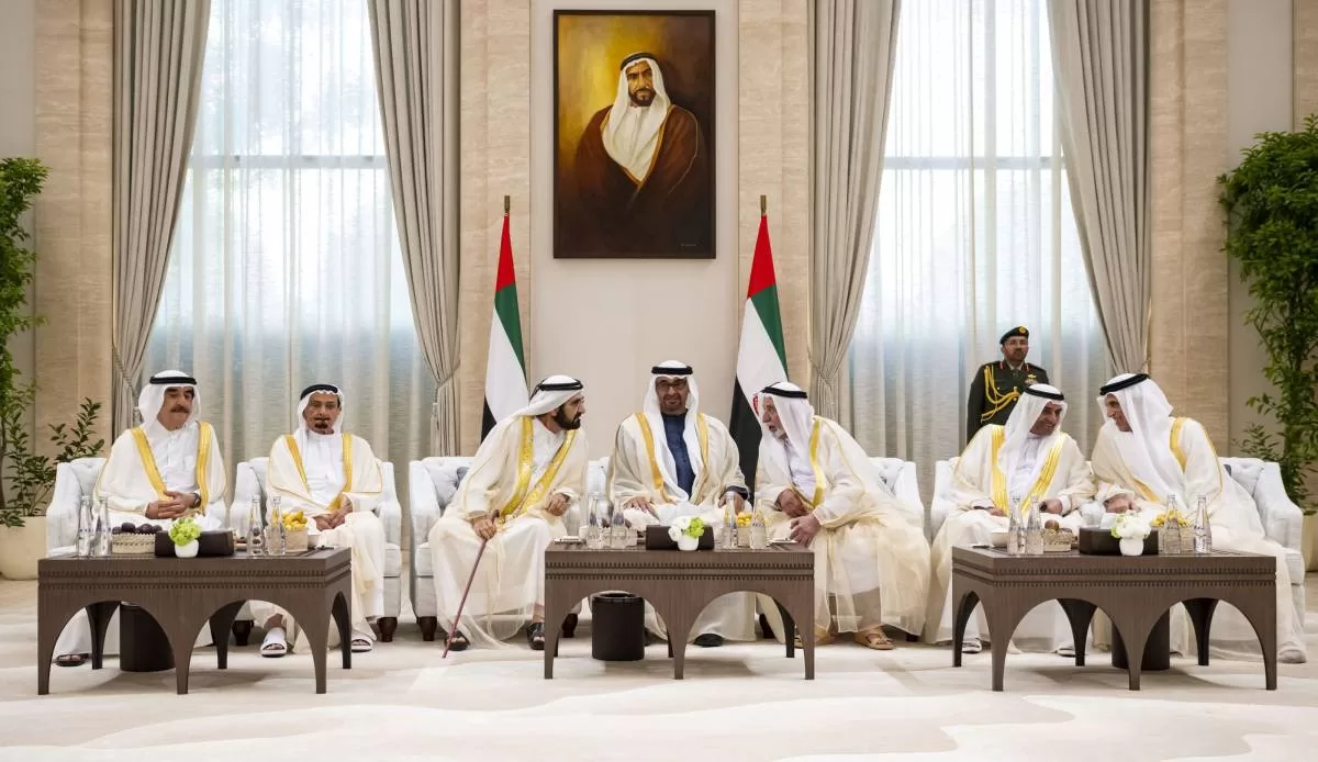 7 sheikhs of uae photos with names